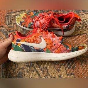 NIKE tropical floral SNEAKERS